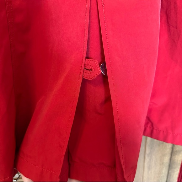 Vintage Nautica Red Raincoat Trenchcoat - Picture 10 of 10